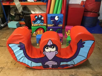 Double Rocker DINOSAUR Theme Soft Play