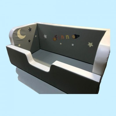 Low Bed Safe Surround with High Back Wall and