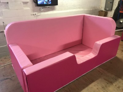Low Bed Safe Surround with High Back Wall and