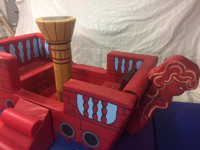 Pirate Ship Soft Play  7ft x 5ft x5  incl Sli