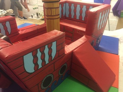Pirate Ship Soft Play  7ft x 5ft x5  incl Sli