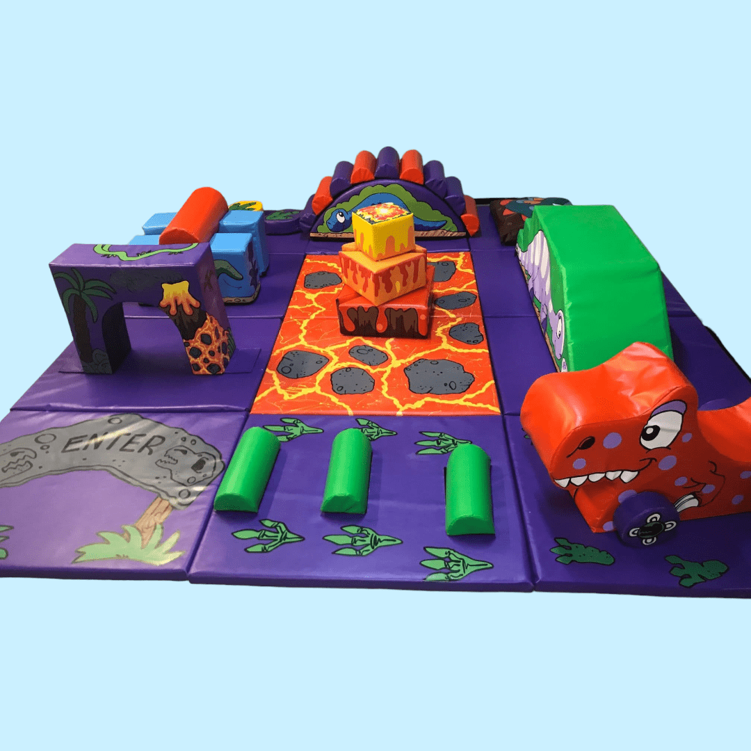 12 Mat DINOSAUR Soft Play Activity Set STOCK Please contact us for purchase to review delivery