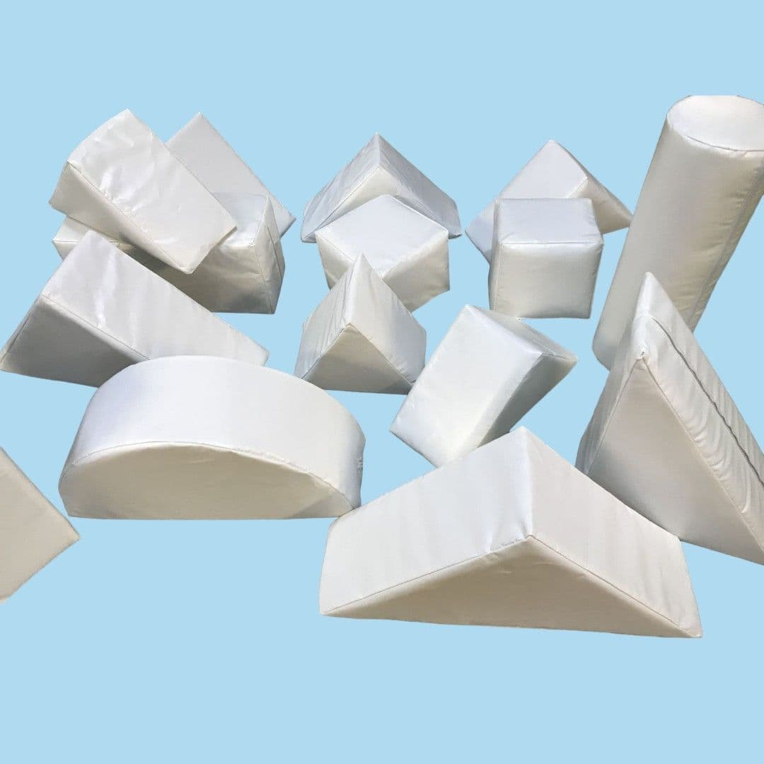 White  15 Piece Soft Play Set in a Bag ideal to hire (1)